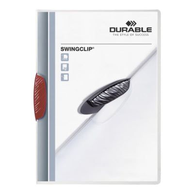 Durable Swingclip Folder A4, Red Clip