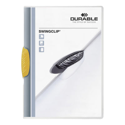 Durable Swingclip Folder A4, Yellow Clip