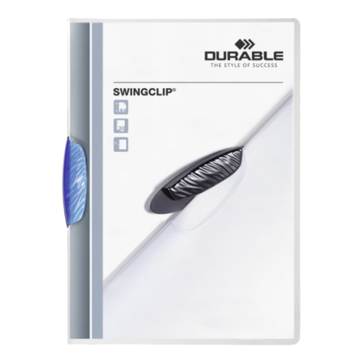 Durable Swingclip Folder A4, Light Blue Clip