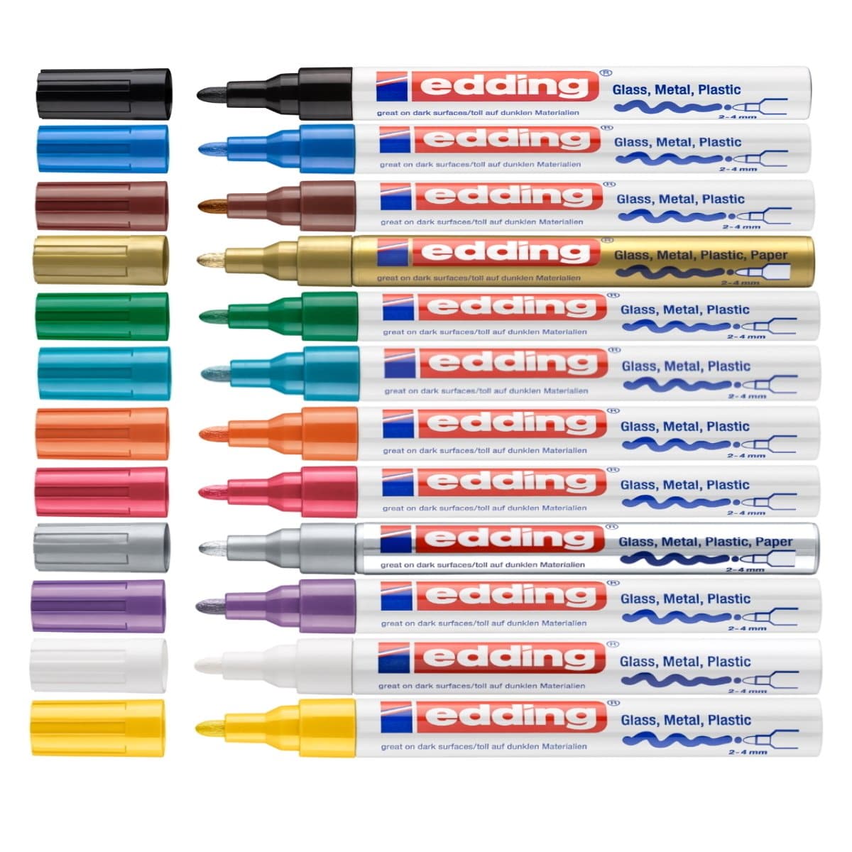 edding 750 Creative Gloss Paint Marker, 2-4mm Bullet Tip, per piece