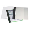 Durable Clear View Folder A4, extra wide with pocket, White