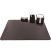 Konrad S. Desk Set, PU Leather, Brown