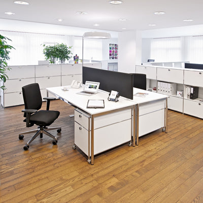 System4 Sideboard with Drawers, 153 x 80 x 40 cm, White