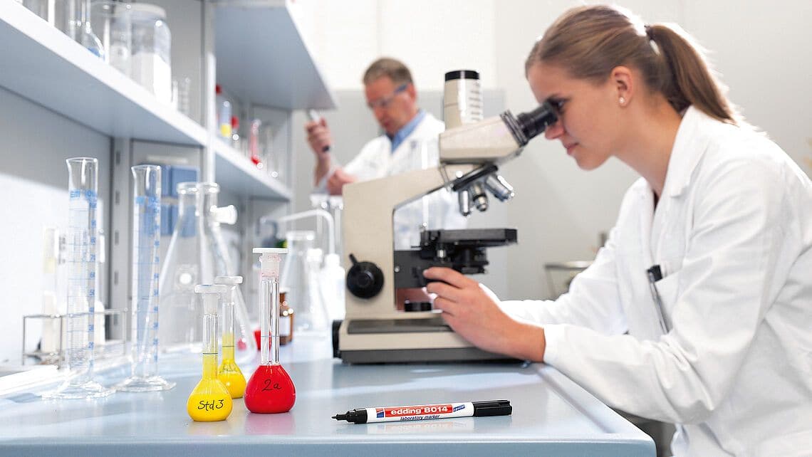 edding 8014 Laboratory Marker, 1mm Bullet Tip, Black