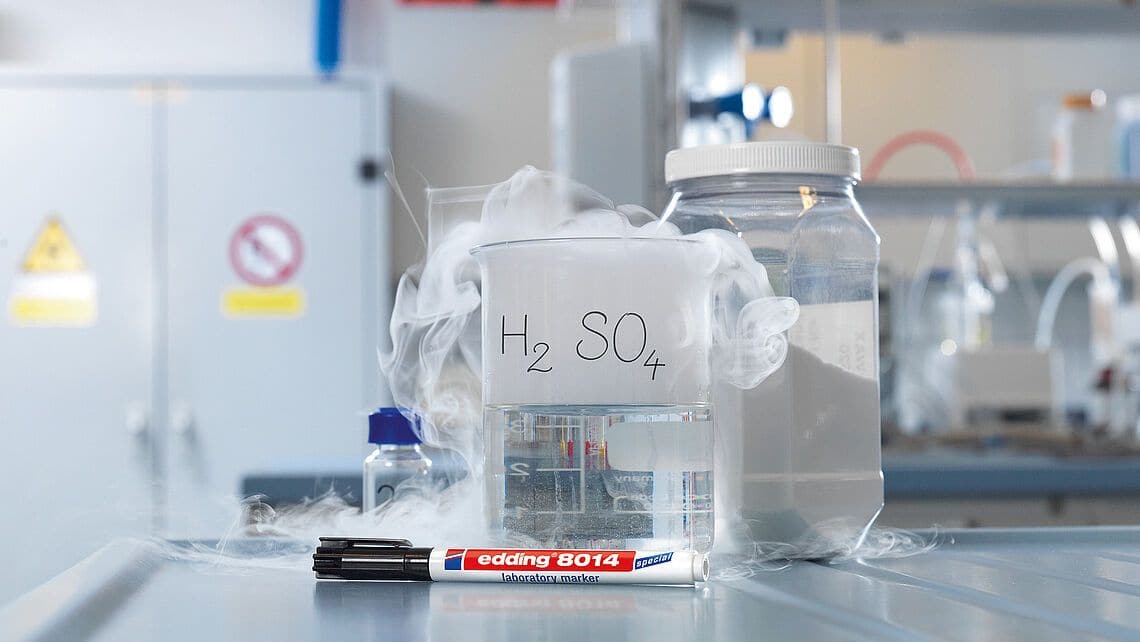 edding 8014 Laboratory Marker, 1mm Bullet Tip, Black