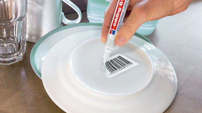 edding 8180 Label Remover, 4mm Chisel Tip, Transparent